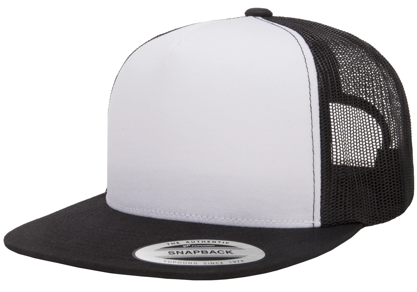 YP Classics Classic Trucker Cap - White Front Panel