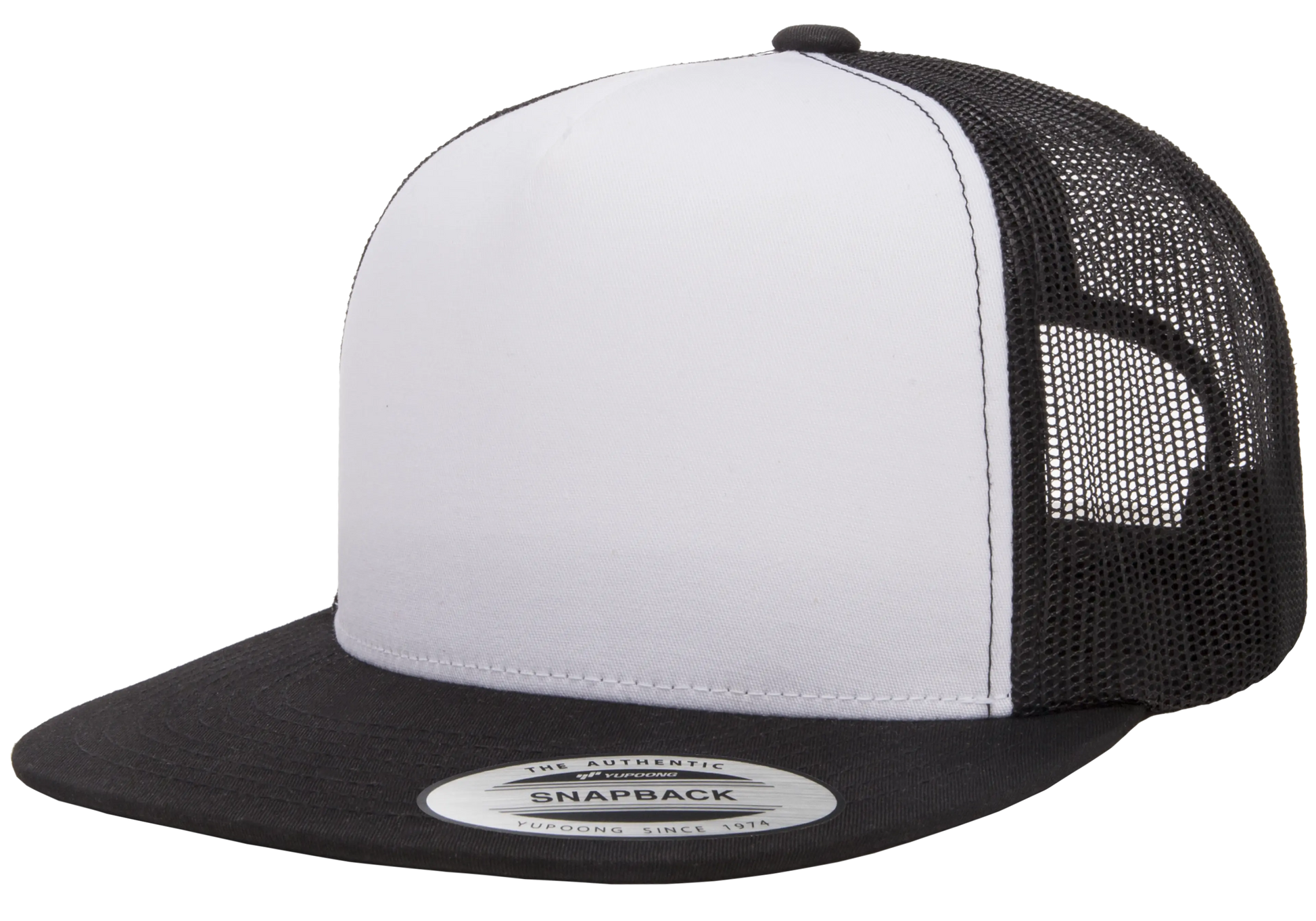 YP Classics Classic Trucker Cap - White Front Panel