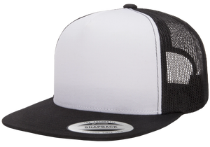 Black Hat/White Front Panel