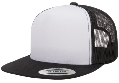 YP Classics Classic Trucker Cap - White Front Panel