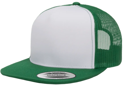YP Classics Classic Trucker Cap - White Front Panel