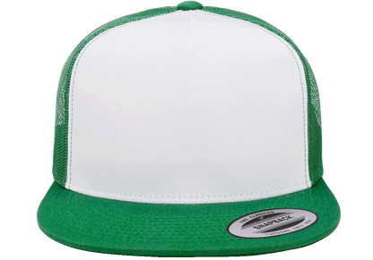 YP Classics Classic Trucker Cap - White Front Panel