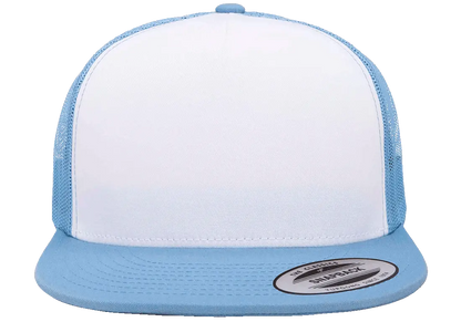 YP Classics Classic Trucker Cap - White Front Panel