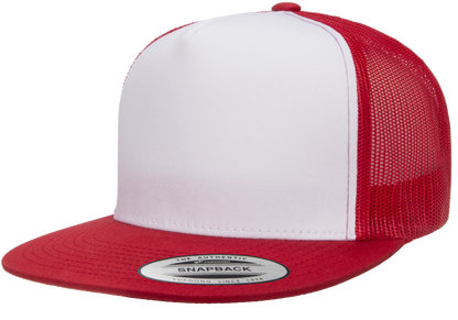 YP Classics Classic Trucker Cap - White Front Panel