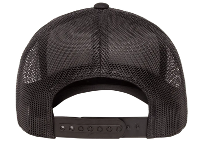 YP Classics Recycled Mesh Retro Trucker Cap Black One Size