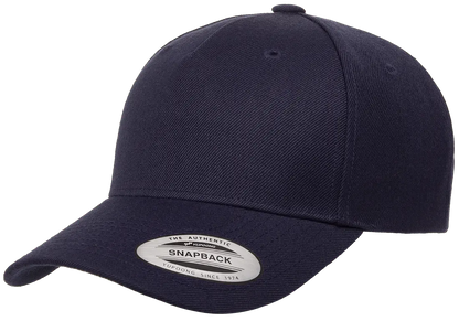 YP Classics 5-Panel Premium Curved Visor Snapback Cap