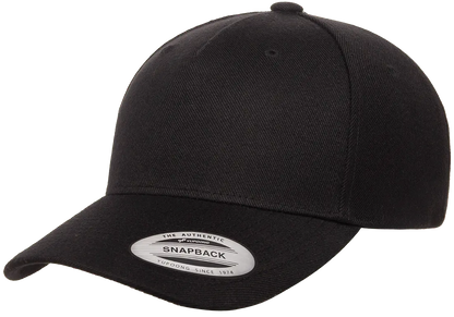 YP Classics 5-Panel Premium Curved Visor Snapback Cap