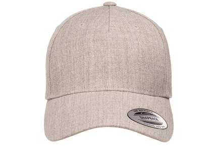 YP Classics 5-Panel Premium Curved Visor Snapback Cap