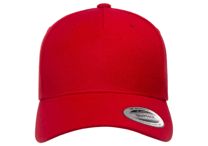 YP Classics 5-Panel Premium Curved Visor Snapback Cap
