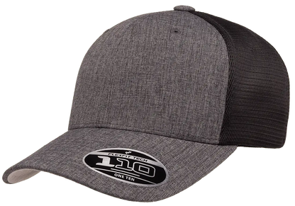 Flexfit 110 Mesh Cap, 2-Tone, Adjustable Snapback, Trucker Hat