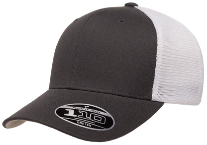 Flexfit 110 Mesh Cap, 2-Tone, Adjustable Snapback, Trucker Hat