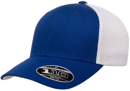 Flexfit 110 Mesh Cap, 2-Tone, Adjustable Snapback, Trucker Hat