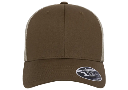 Flexfit 110 Mesh Cap, 2-Tone, Adjustable Snapback, Trucker Hat