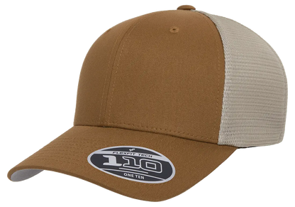 Flexfit 110 Mesh Cap, 2-Tone, Adjustable Snapback, Trucker Hat
