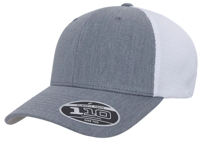 Flexfit 110 Mesh Cap, 2-Tone, Adjustable Snapback, Trucker Hat