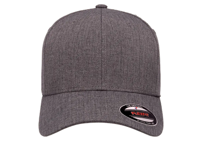 Flexfit HeatherLight Cap, Stretch Fitted, Melange