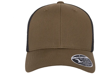 Flexfit 110 Mesh Cap, 2-Tone, Adjustable Snapback, Trucker Hat
