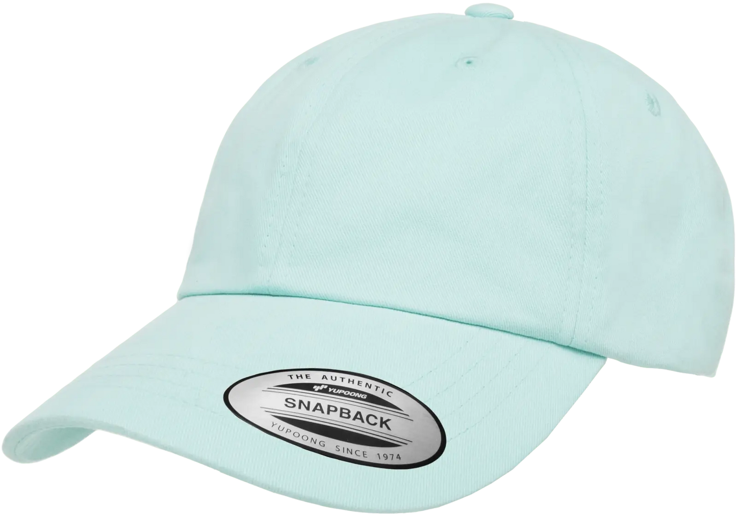YP Classics Peached Cotton Twill Dad Cap - Black
