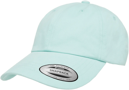 YP Classics Peached Cotton Twill Dad Cap - Black