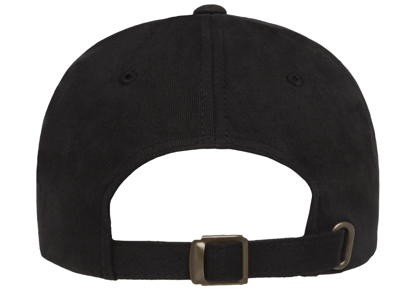 YP Classics Peached Cotton Twill Dad Cap - Black