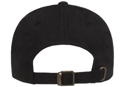 YP Classics Peached Cotton Twill Dad Cap - Black
