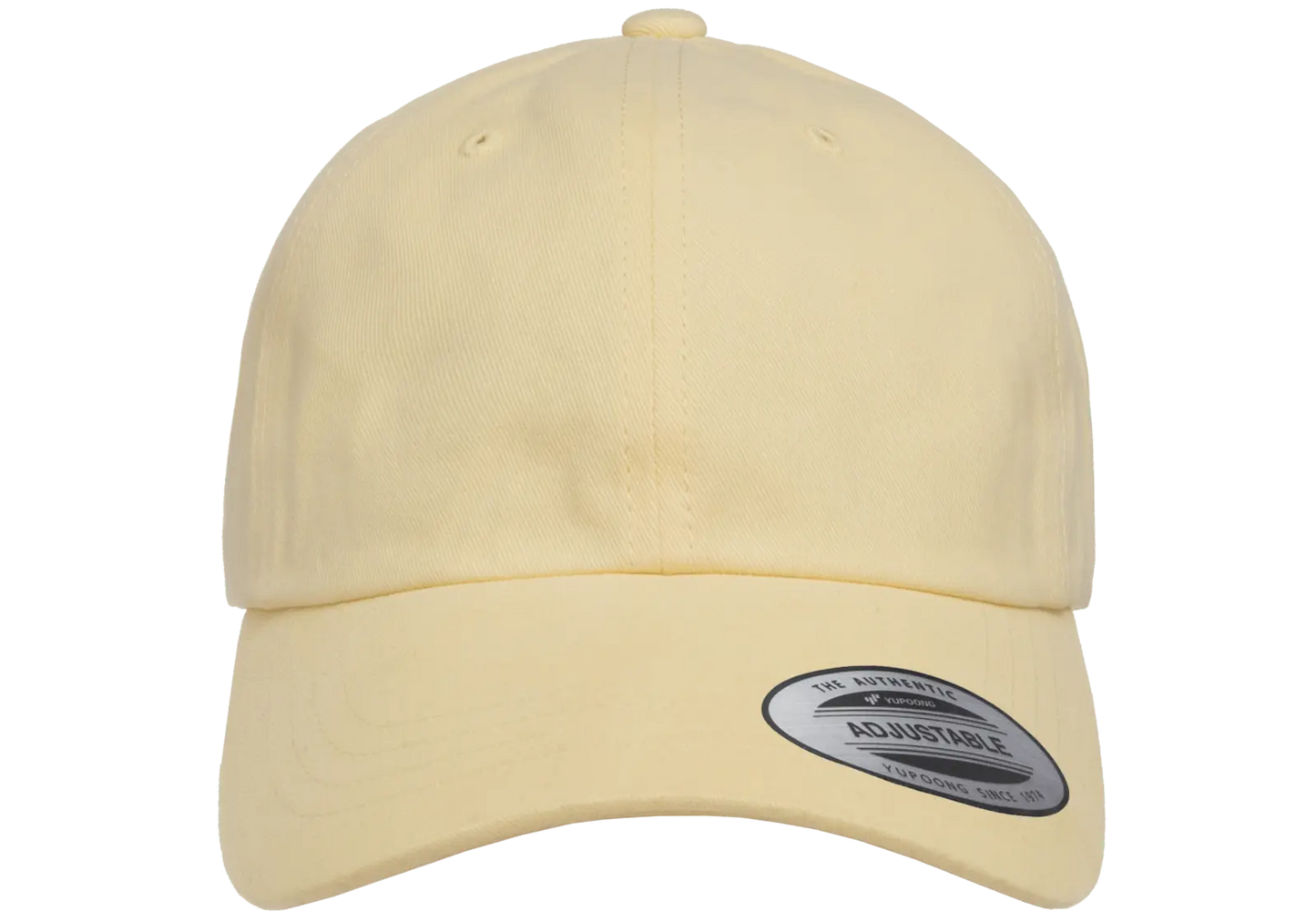 YP Classics Peached Cotton Twill Dad Cap - Black