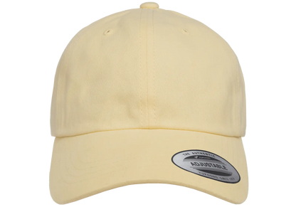 YP Classics Peached Cotton Twill Dad Cap - Black