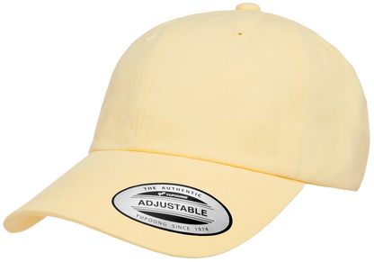 YP Classics Peached Cotton Twill Dad Cap - Black