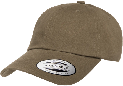 YP Classics Peached Cotton Twill Dad Cap - Black