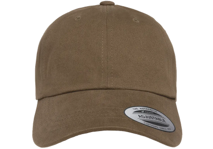 YP Classics Peached Cotton Twill Dad Cap - Black
