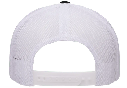 YP Classics 5-Panel Retro Trucker Cap, 2-Tone, Structured Snapback
