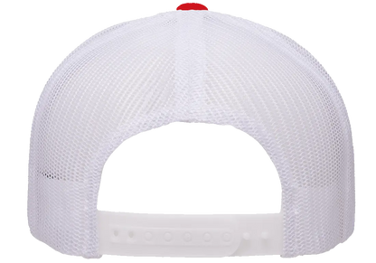 YP Classics 5-Panel Retro Trucker Cap, 2-Tone, Structured Snapback