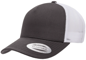 Charcoal Hat/White Mesh Back
