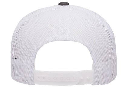 YP Classics 5-Panel Retro Trucker Cap, 2-Tone, Structured Snapback