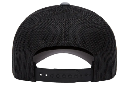 YP Classics 5-Panel Retro Trucker Cap, 2-Tone, Structured Snapback