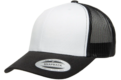 YP Classics Retro Trucker Cap With White Front Panel