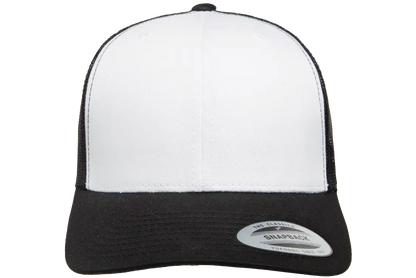 YP Classics Retro Trucker Cap With White Front Panel