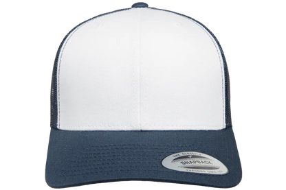 YP Classics Retro Trucker Cap With White Front Panel