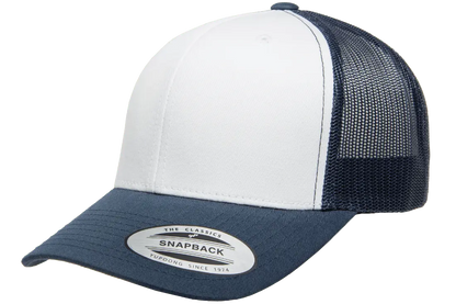 YP Classics Retro Trucker Cap With White Front Panel
