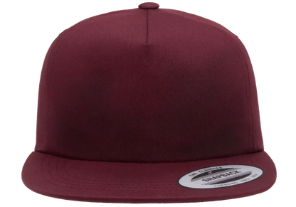 YP Classics Lightly Structured 5-Panel Snapback Cap