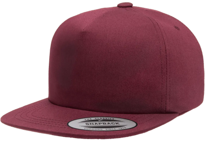 YP Classics Lightly Structured 5-Panel Snapback Cap