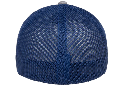 Flexfit Melange Trucker Cap, Dark Heather/Black, One Size | 6311-DHBK-ONE