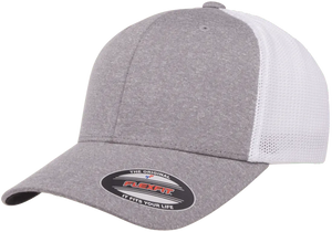 Heather Hat/White Mesh Back