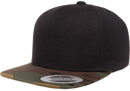 YP Classics Premium Snapback Camo Cap - 2-Tone