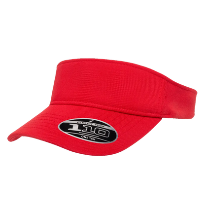 Flexfit 110 Cool & Dry Performance Visor, One Size | 8110-BK-ONE