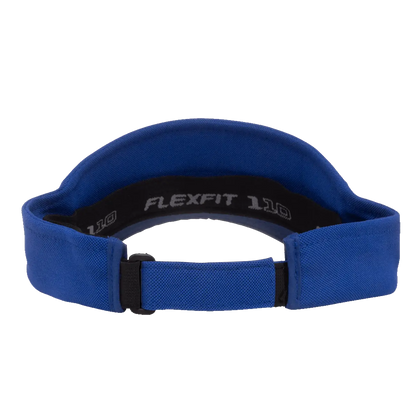 Flexfit 110 Cool & Dry Performance Visor, One Size | 8110-BK-ONE