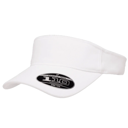 Flexfit 110 Cool & Dry Performance Visor, One Size | 8110-BK-ONE