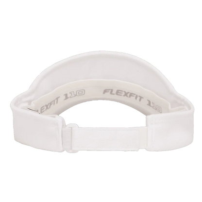Flexfit 110 Cool & Dry Performance Visor, One Size | 8110-BK-ONE