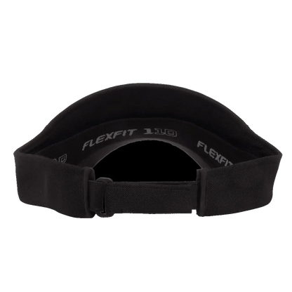 Flexfit 110 Cool & Dry Performance Visor, One Size | 8110-BK-ONE