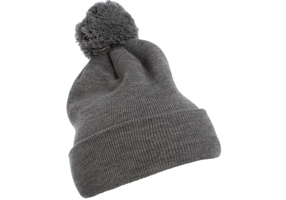 Flex Fit House YP Classics Cuffed Pom Pom Knit Beanie